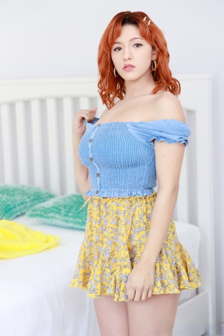 redhead mini skirt beautiful naked photo